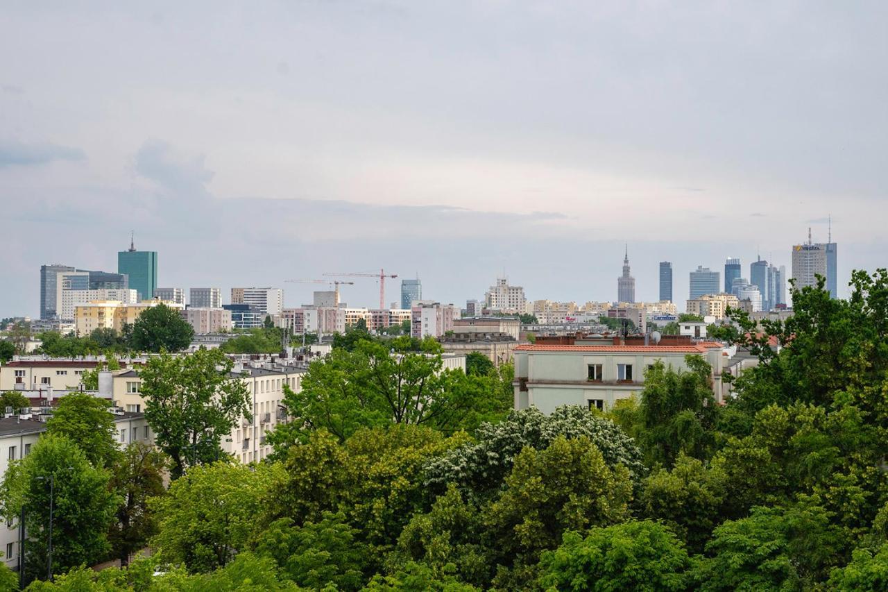 Park Sady Zoliborskie Modern Apartment Warsaw Exterior photo